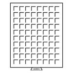 Leuchtturm: Érmedoboz 80 négyzet alakú rekesz 24 mm füst színű - Image 2