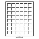 Leuchtturm: Érmedoboz 48 négyzet alakú rekesz 30 mm füst színű - Image 2