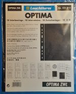 Leuchtturm: OPTIMA elválasztólapok fekete 10 db-os csomag - Image 2