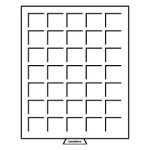 Leuchtturm: Érmedoboz 35 négyzet alakú rekesz 35 mm füst színű - Image 2