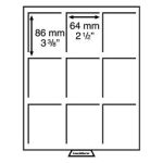 Leuchtturm: Érmedoboz 9 négyzet alakú rekeszes amerikai érmekapszulák számára füst színű - Image 2