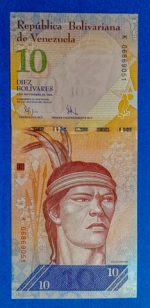 2009. 10 Bolivares UNC