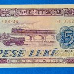 1964. 5 Leke VF Albánia