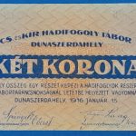 Dunaszerdahely 1916. 2 Korona UNC