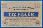 Dunaszerdahely 1916.  10 fillér UNC