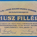 Dunaszerdahely 1916. 20 fillér