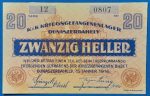 Dunaszerdahely 1916.  20 fillér UNC - Image 2