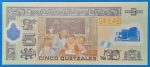 2010. 5 Quetzales UNC Polymer - Image 2