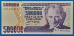 1970-1998. 500.000 Lira EF