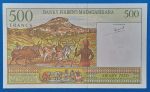 1994. 500 Francs = 100 Ariary UNC - Image 2