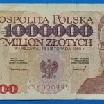 1993. 1.000.000 Złotych F