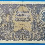 1945. 100 Schilling VF