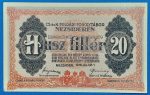Nezsideren 1916.  20 fillér UNC