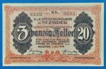 Nezsideren 1916.  20 fillér UNC - Image 2