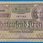 1924. 10.000 Korona  F+