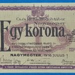Nagymegyer 1916. 1 Korona UNC