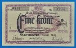 Nagymegyer 1916. 1 Korona UNC - Image 2