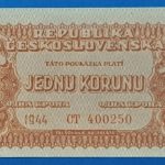 1944.   1 Korun UNC
