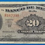 1953. 20 Pesos F+