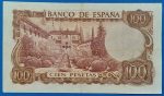 1970. 100 Peseta F+ - Image 2