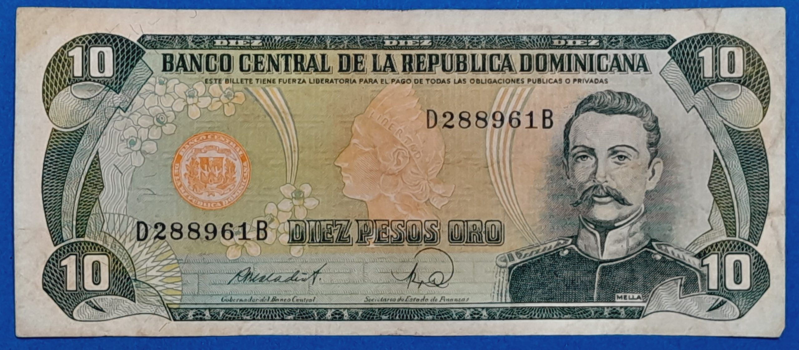 B0440-1 1988. 10 Pesos F - Image 1