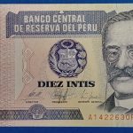 10 Intis 1987 UNC