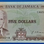 1991. 5 Dollars UNC