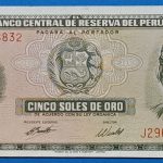 1974. 5 Soles de Oro UNC