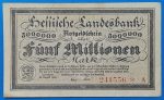 1923. 5.000.000 Mark VF szükségpénz Darmstadt VF