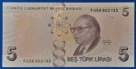2009. 5 Lira UNC - Image 2
