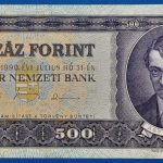 1990. 07.31.  500 Forint AUNC