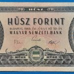 1969.06.30. 20 Forint F+