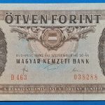 1980.09.30.  50 Forint  VF