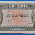 1983.11.10. 1.000 Forint F "B" betűjeles