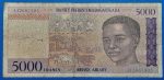 1995. 5.000 Francs = 1.000 Ariary VG