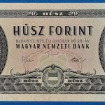 1975.10.28.  20 Forint   UNC-