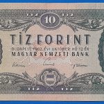 1962.10.12  10 Forint F  Fordított hátlapos