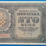 1941.  100 Kuna UNC