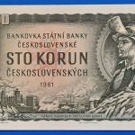 1961. 100  Korun   UNC