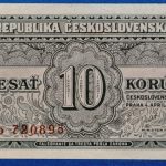 1950. 10 Korun VF