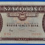 1984.10.30. 100 Forint F " fordított hátlap"