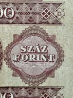 1984.10.30. 100 Forint F " fordított hátlap" - Image 3