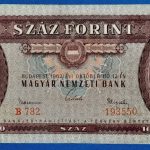 1962.10.12 100 Forint  VF