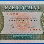 1983.11.10. 1.000 Forint F "C" betűjeles