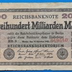 1923.  20.000.000.000 Mark F
