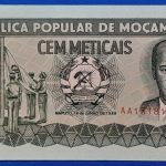 1989. 100 Meticais UNC