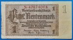 1923. 1 Rentenmark  F-