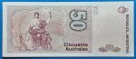 1986-1989. 50 Australes UNC - Image 2