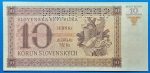 1943. 10 Korun UNC "SPECIMEN" perforációval - Image 2