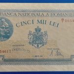 1945. 5.000 Lei  VF+